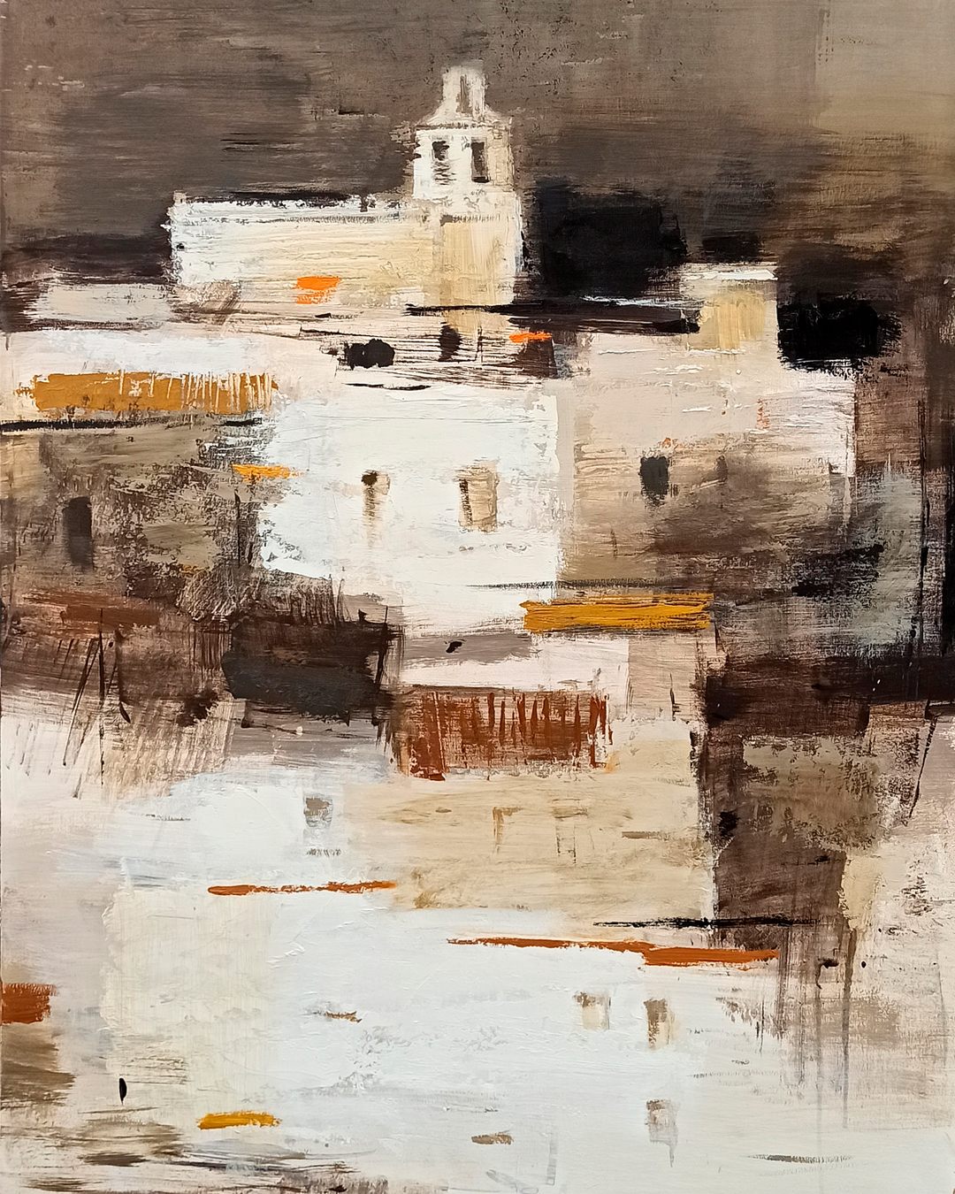 Pintura Sin título — Óleo sobre lienzo original de Jorge López Marrón en Artbox